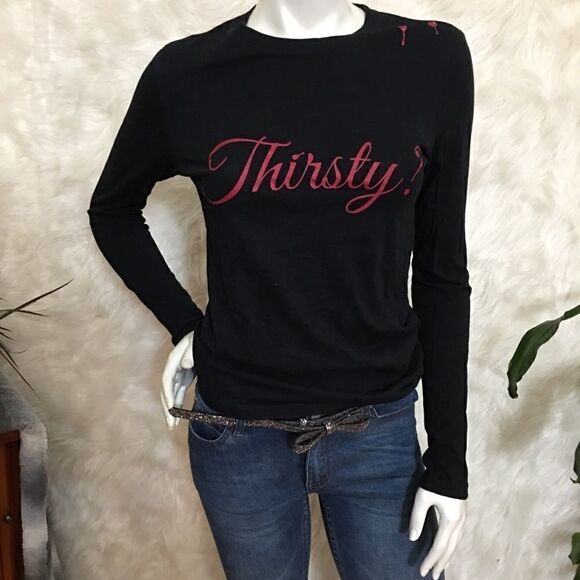 Thirsty Dracula Long sleeve comfy Tee - Picture 5 of 6